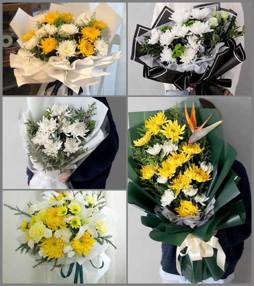 陕西渭南市澄城县安里镇白事花束代送